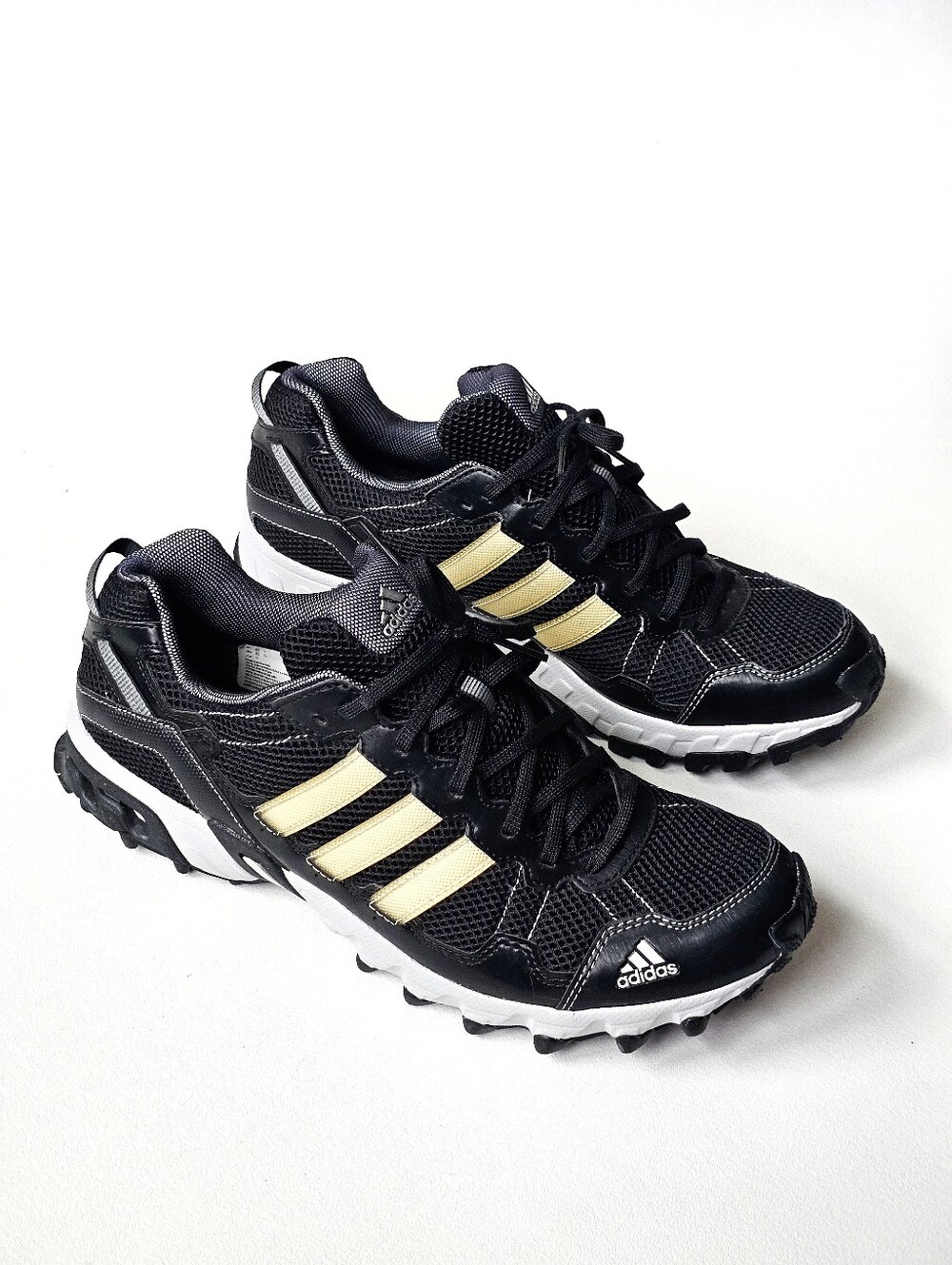Y2K Adidas Thrasher 1.1 Trail Running Men’s 13 Black Gold Cross Training Sneaker